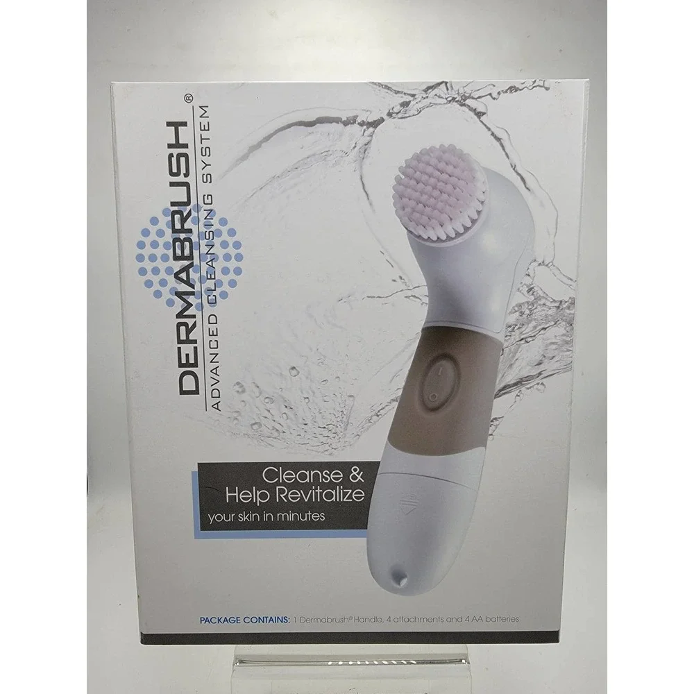 Dermabrush Advanced Cleansing System Scrub Cleanser, Gloves, Case (No Batteries) - Picture 2 of 7